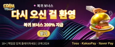 신규 가입자 100% 웰컴 보너스 promotion